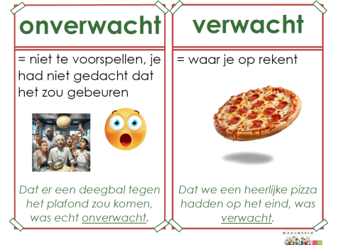 onverwacht