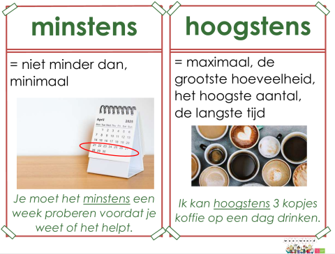 minstens