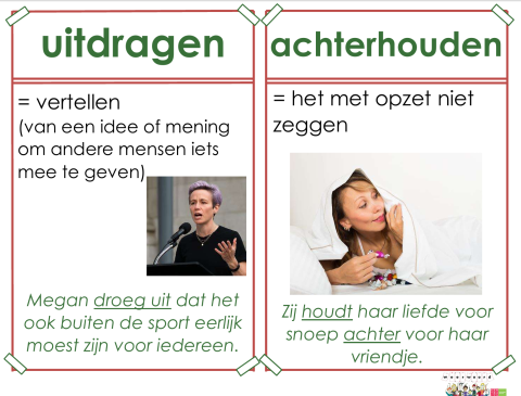 uitdragen