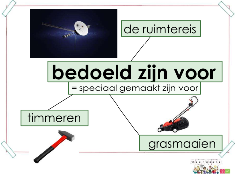bedoeld zijn voor