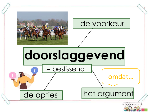 doorslaggevend