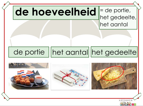 hoeveelheid