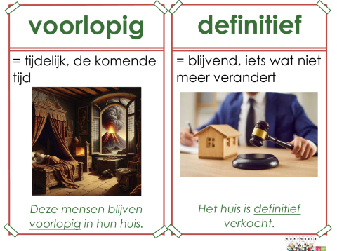 voorlopig