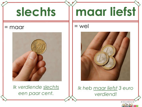 slechts
