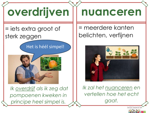 overdrijven