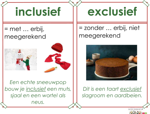 inclusief