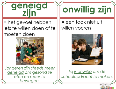 geneigd