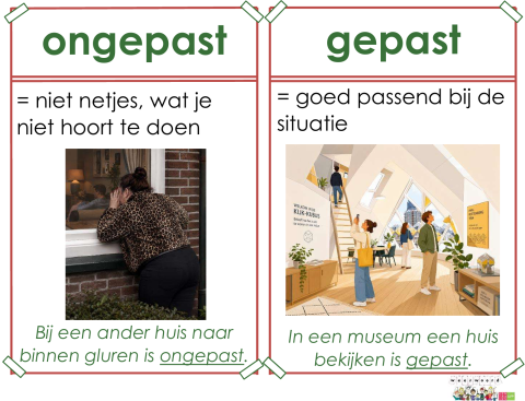 ongepast